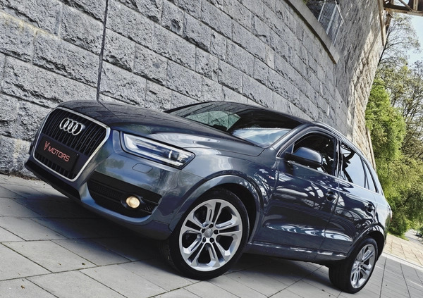 Audi Q3 cena 57700 przebieg: 239647, rok produkcji 2013 z Szczekociny małe 781